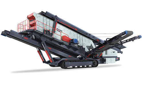 履帶式篩分移動站