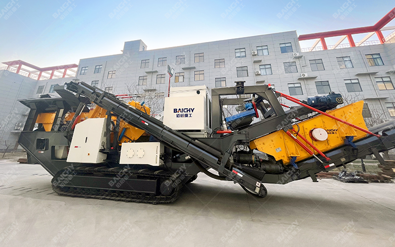 帶你認(rèn)識(shí)反擊式履帶移動(dòng)破碎站，砂石骨料生產(chǎn)利器！