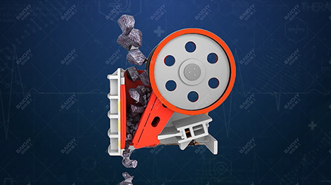 顎式破碎機(jī)原理圖