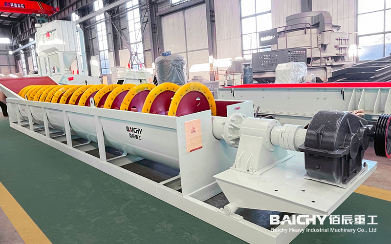 單螺旋洗砂機(jī)：砂石清洗的