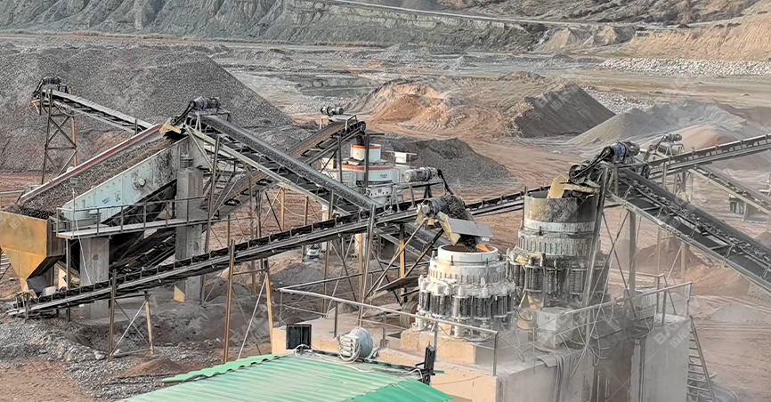 800tph礦石破碎生產(chǎn)線(xiàn)配置